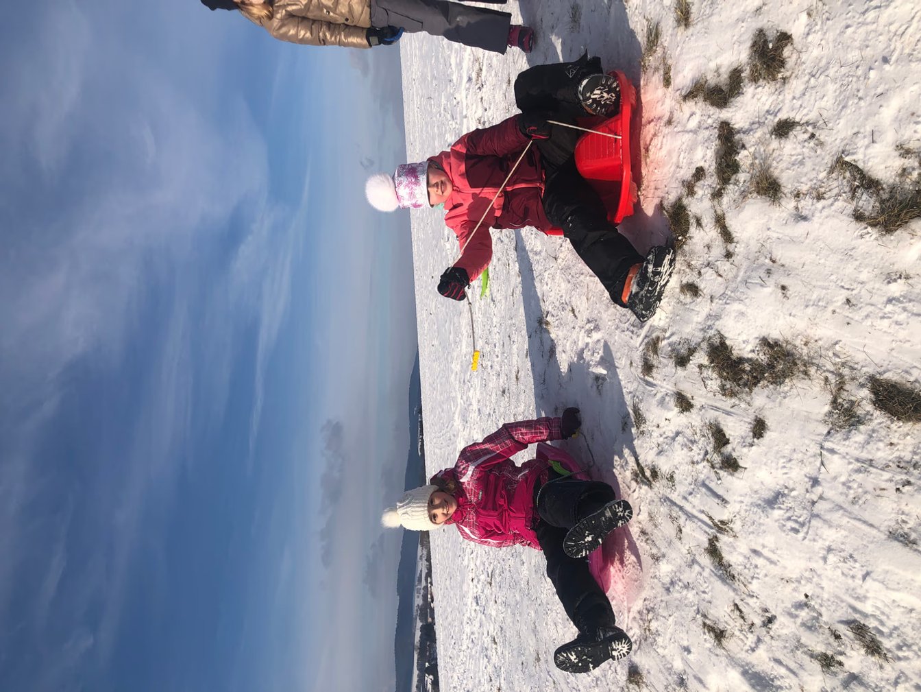 Žáci 4.A na sněhu