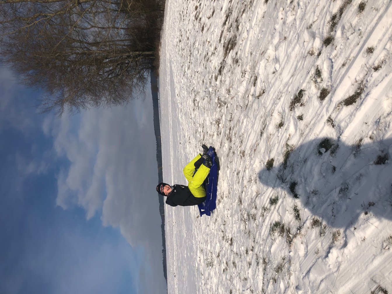 Žáci 4.A na sněhu