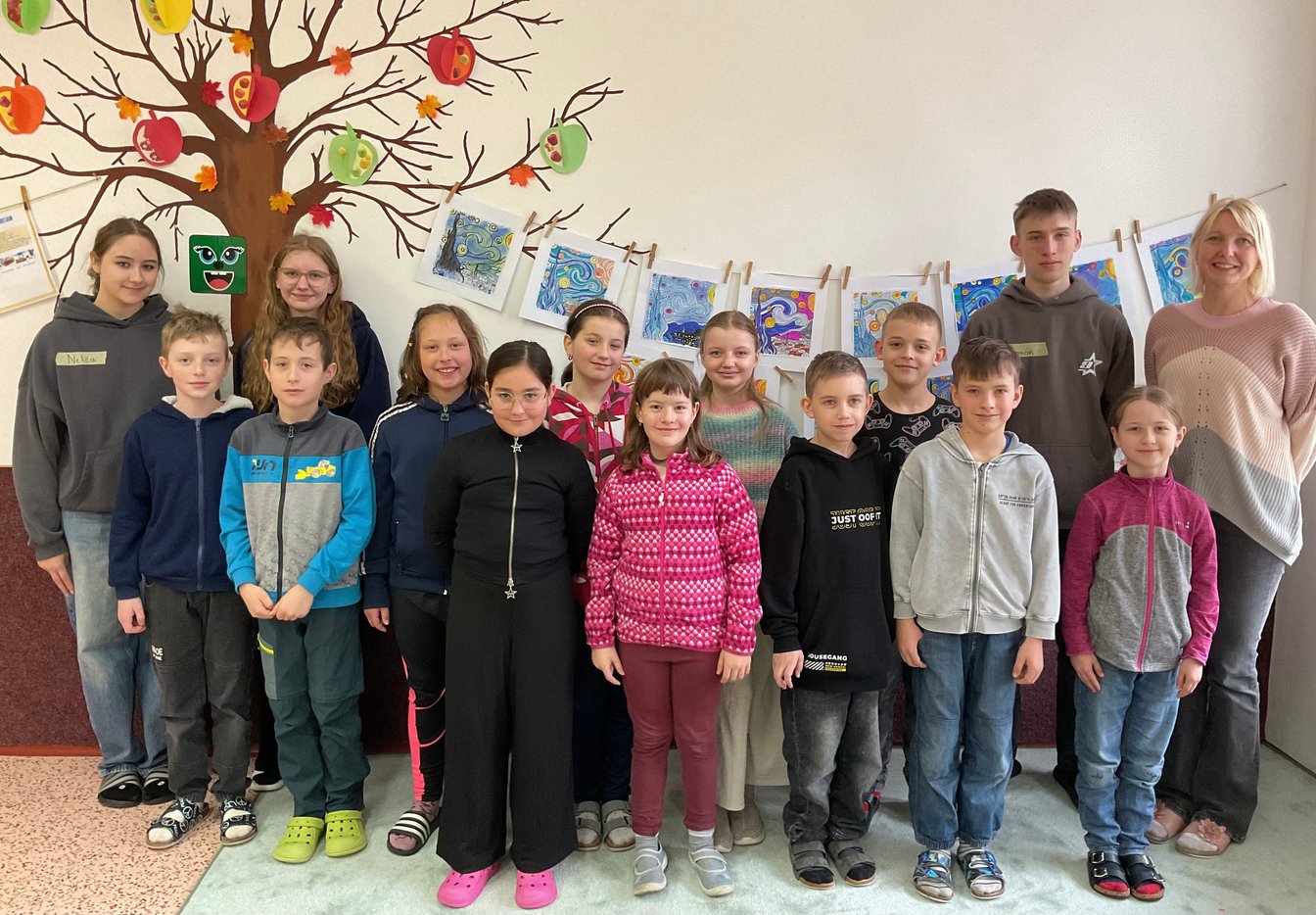 Deváťáci učí na 1. stupni