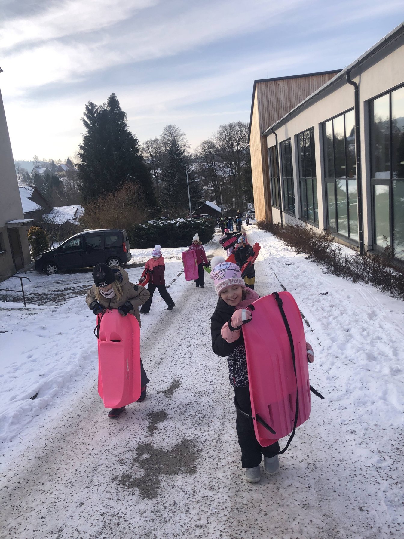 4.A - tělocvik na sněhu - 1