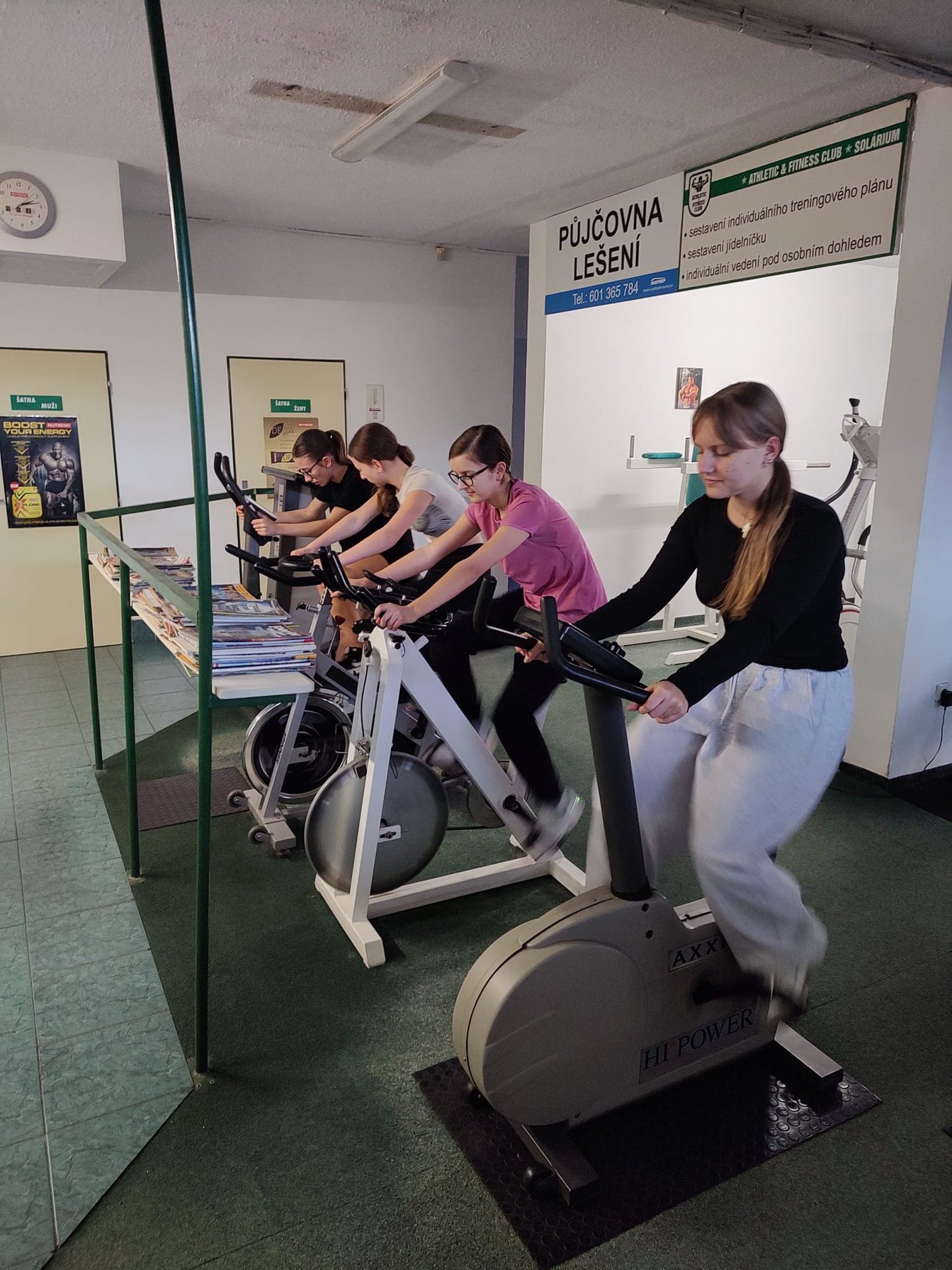 Návštěva posilovny - 1